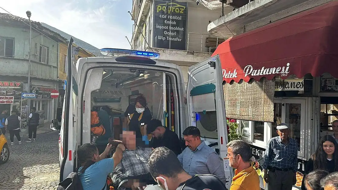 Kazada Motosiklet Sürücüsü Yaralandı