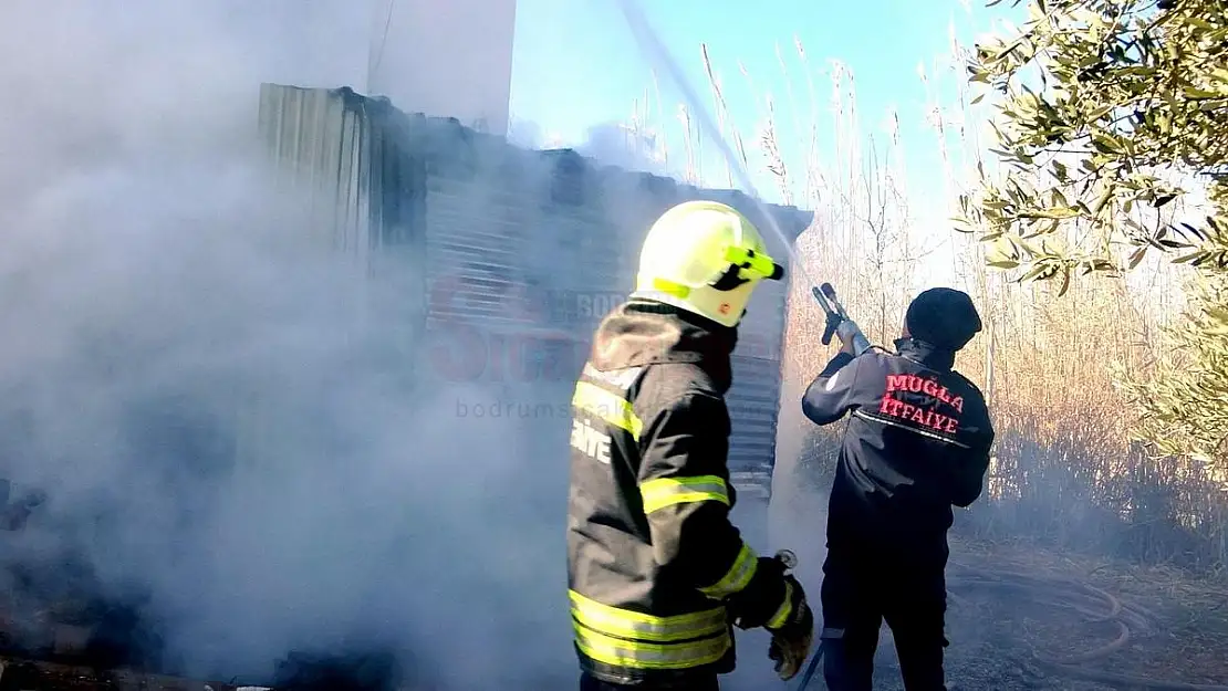Kazan Dairesinde Korkutan Yangın