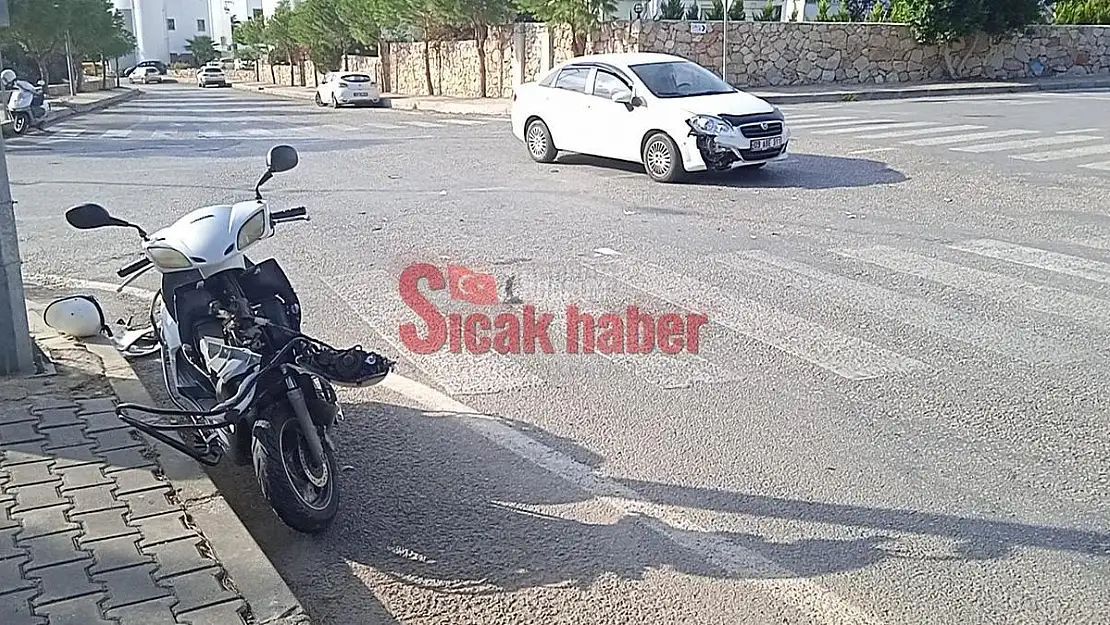 Konacık' da Motor Kazası 1 Yaralı