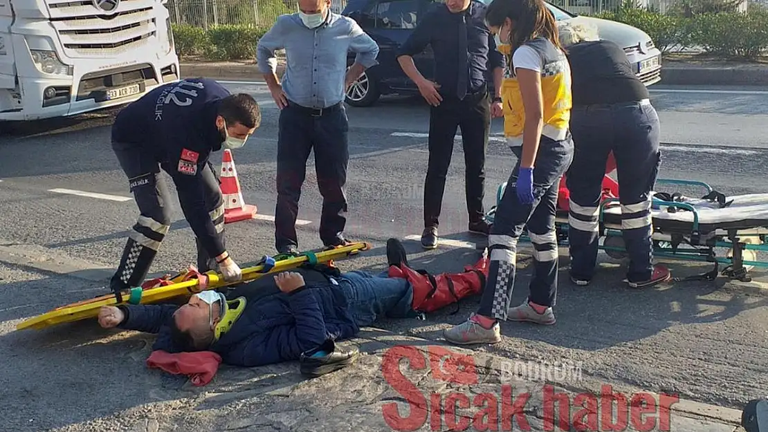 Konacık' da Motor kazası Meydana Geldi 1 Yaralı