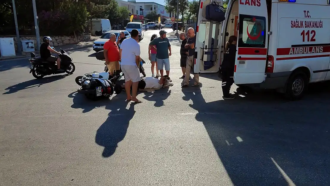 Konacık'ta Korkutan Kaza! 1 Sürücü Yaralandı!