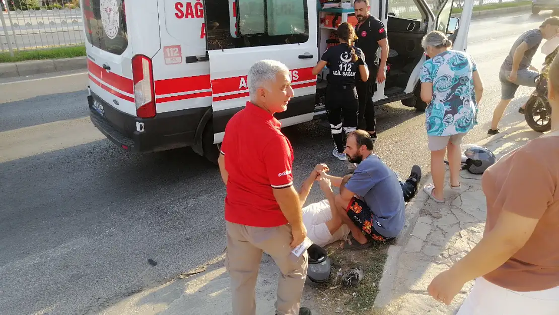 Konacık'ta trafik kazası! iki kişi yaralandı