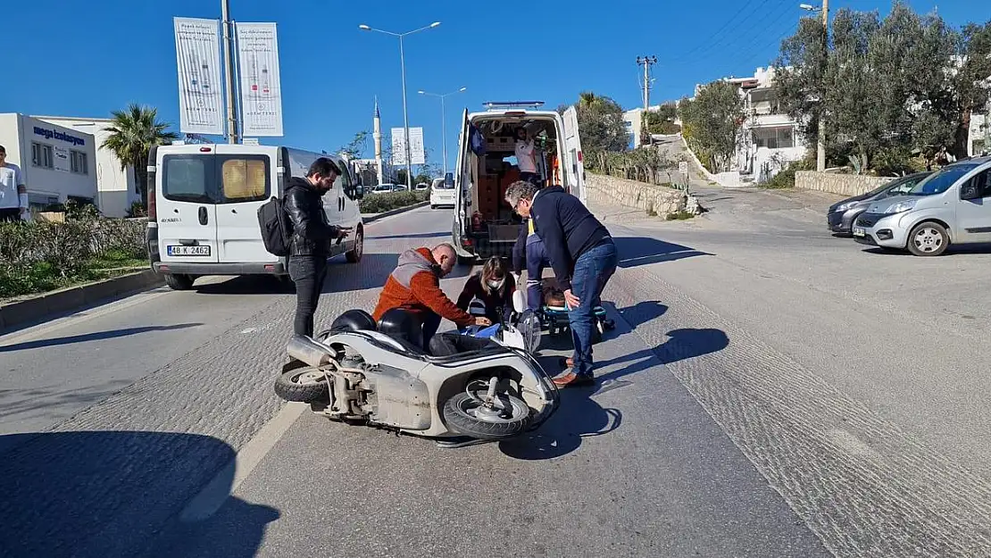 Konacık'ta Motora Çarpıp Kaçtı