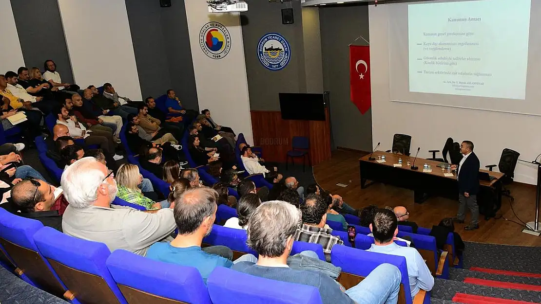 Konutların Turizm Amaçlı Kiralanması Semineri BODTO'da Yapıldı