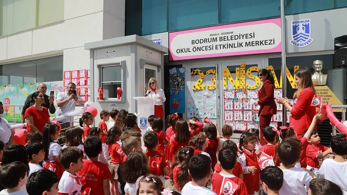 OKUL ÖNCESİ ETKİNLİK MERKEZİ'NDE 23 NİSAN COŞKUYLA KUTLANDI