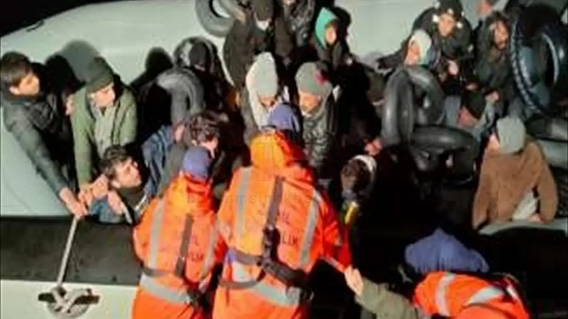 Lastik Botta 38 Düzensiz Göçmen Yakalandı