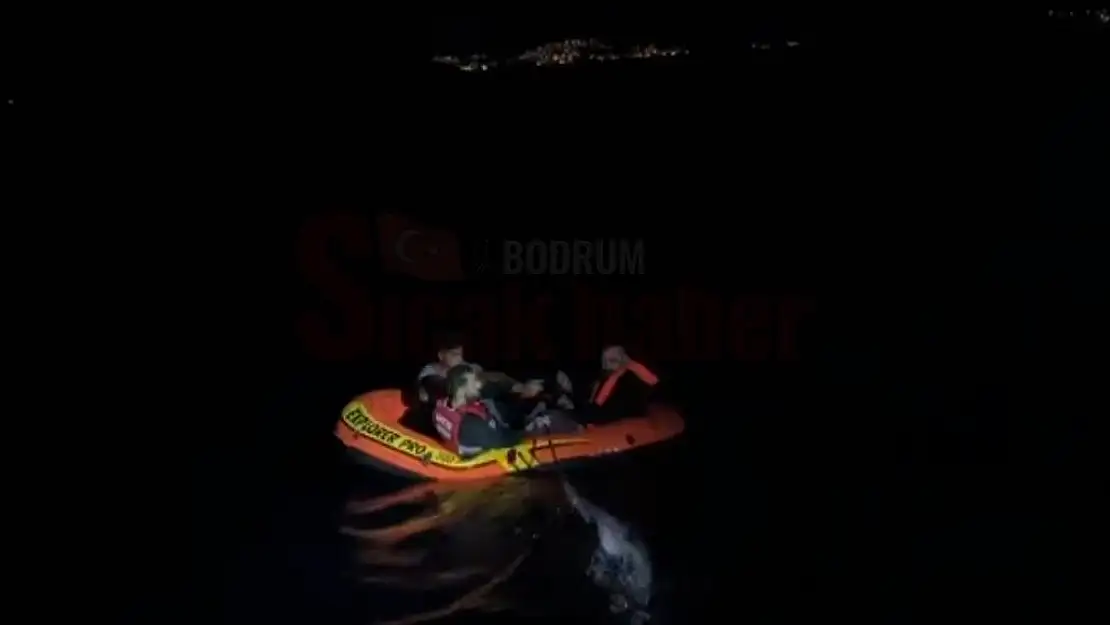 Lastik Bottaki 3 Düzensiz Göçmen Kurtarıldı