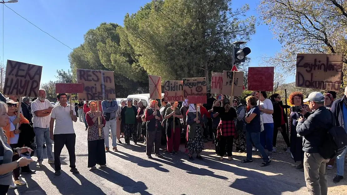 Mazı'da Tapulu Arazilerine Yapılması Planlanan RES'lere Karşı Çıktılar