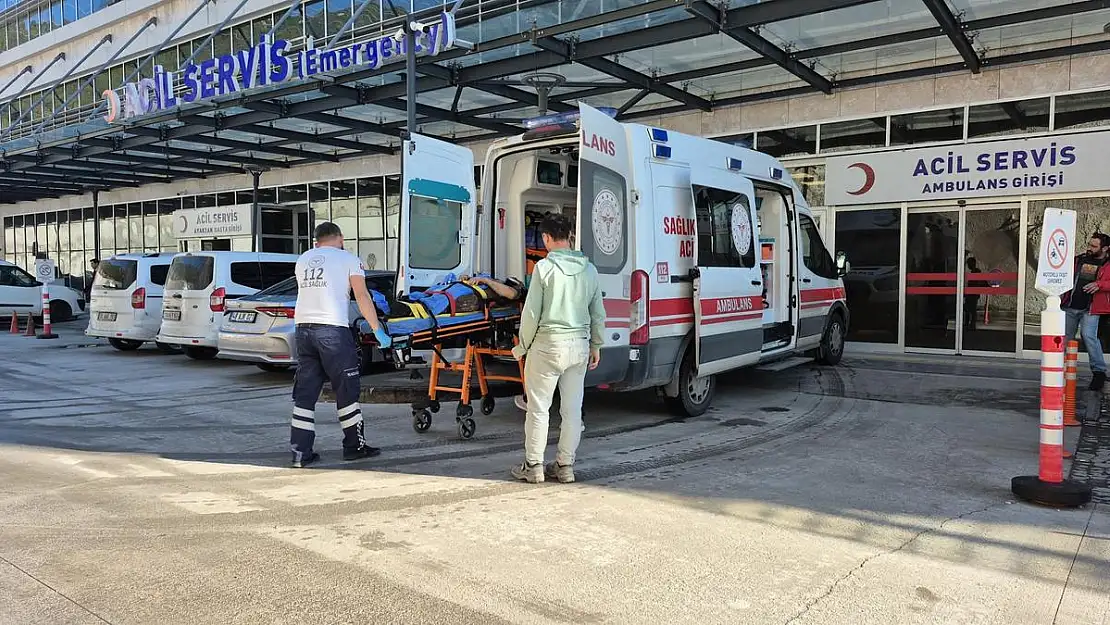 Metrelerce Yüksekten Düşüp Yaralandı