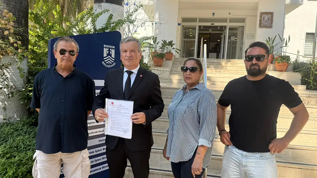 MHP Bodrum İlçe Başkanı Tayyar Şafak'tan Bodrum Belediyesi'ne