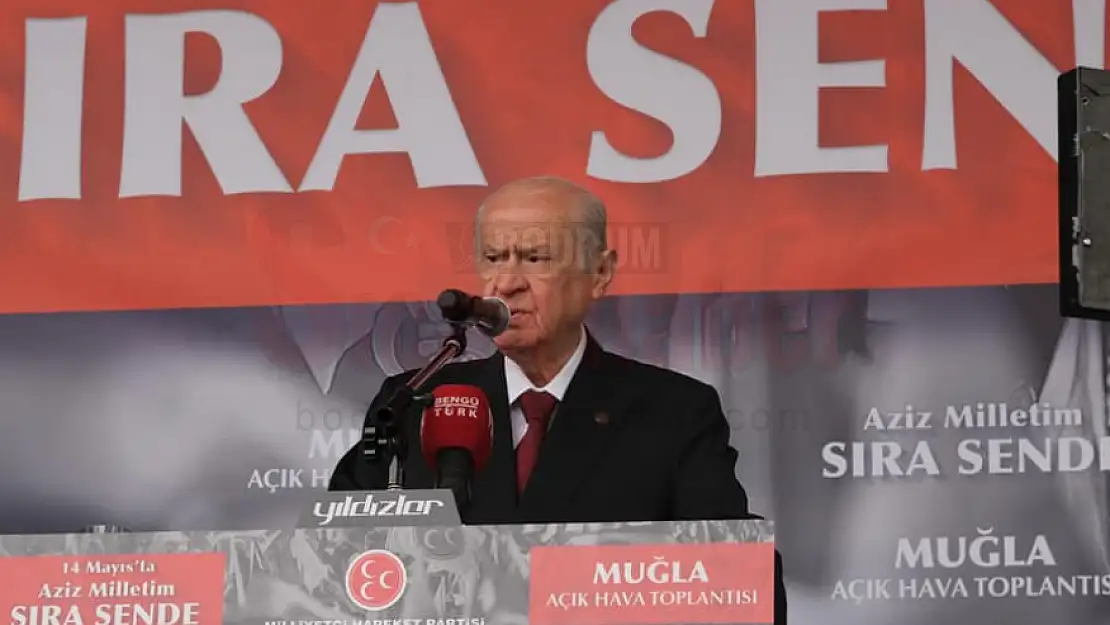 MHP Genel Başkanı Devlet Bahçeli'yi  Muğla'da Binlerce Kişi Karşıladı