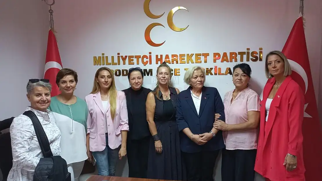 MHP KAÇEP İl Başkan Yardımcısı Ferrah Soydan Bodrum İlçeye Ziyarette Bulundu