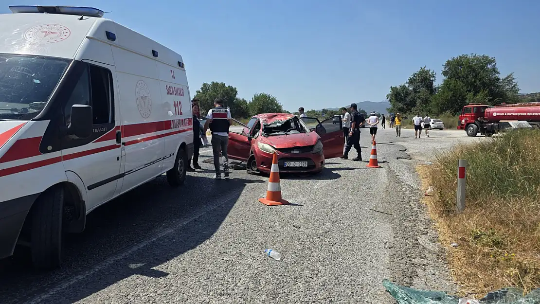 Milas'ta feci kaza 1 kişi hayatını kaybetti, 2 yaralı