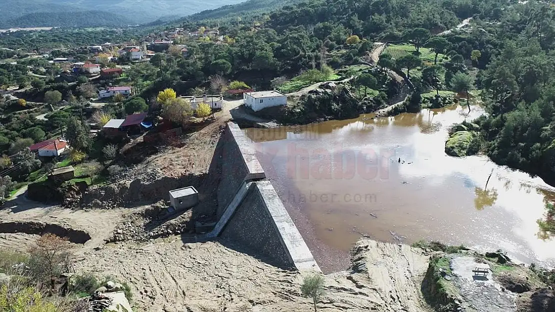 Milas'ta Yapımı Tamamlanan Çamlıyur Göleti Kırsal Kalkınmaya Destek Oluyor