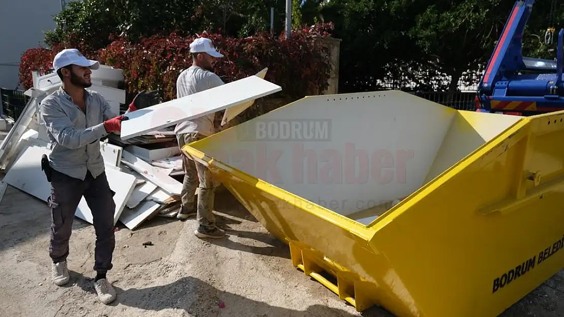 Moloz Atık Konteynerleri Devreye Girdi