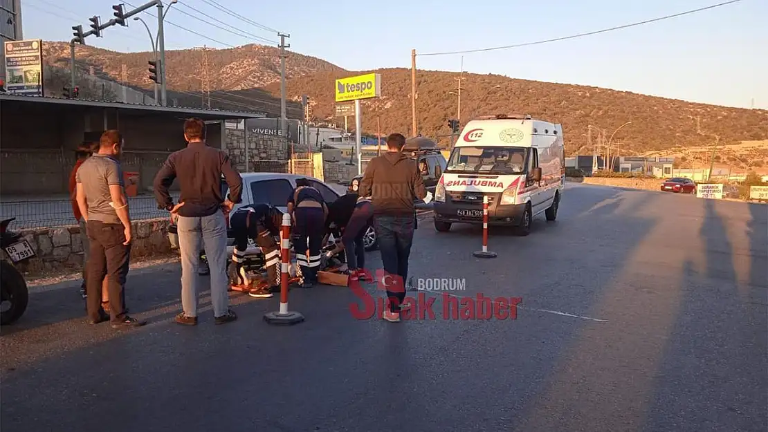 Motor Kazası 1 Yaralı