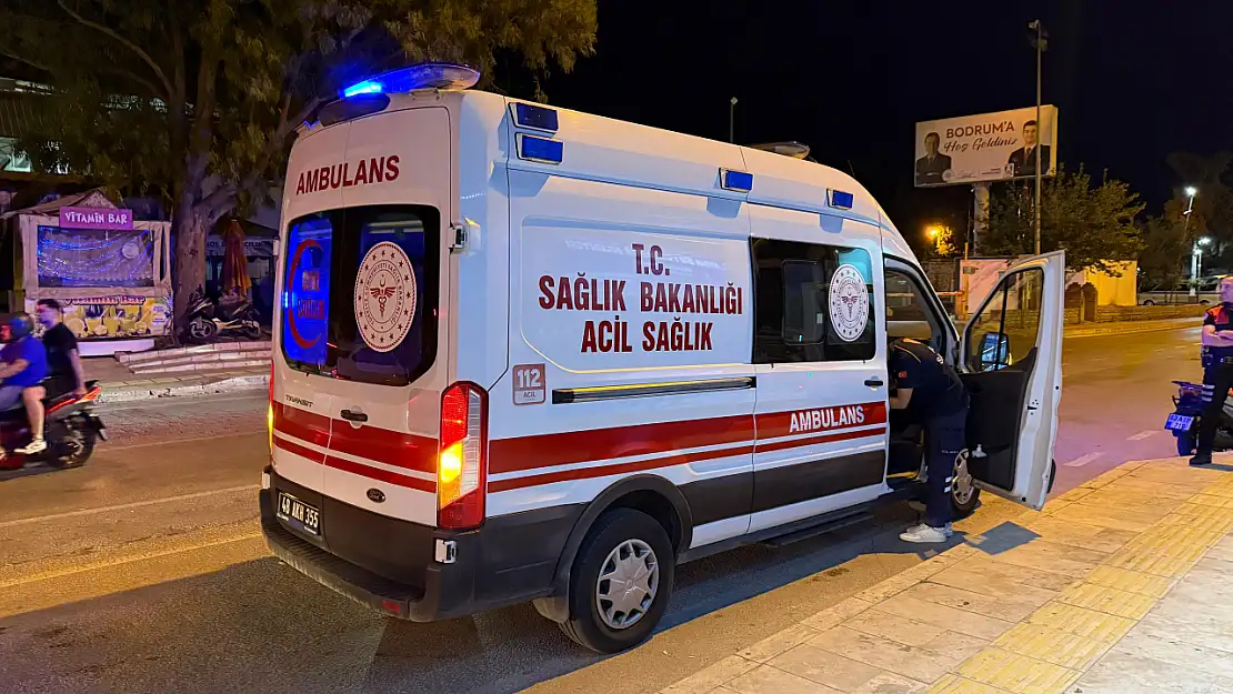 Motosiklet kazasında 1 kişi yaralandı