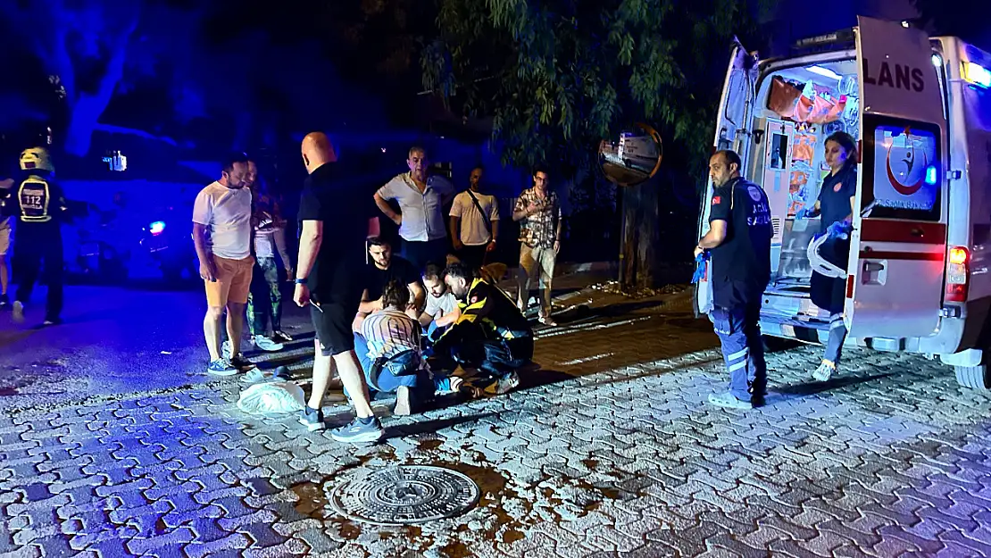 Motosiklet kazasında sürücü kaçtı, yolcu yaralandı