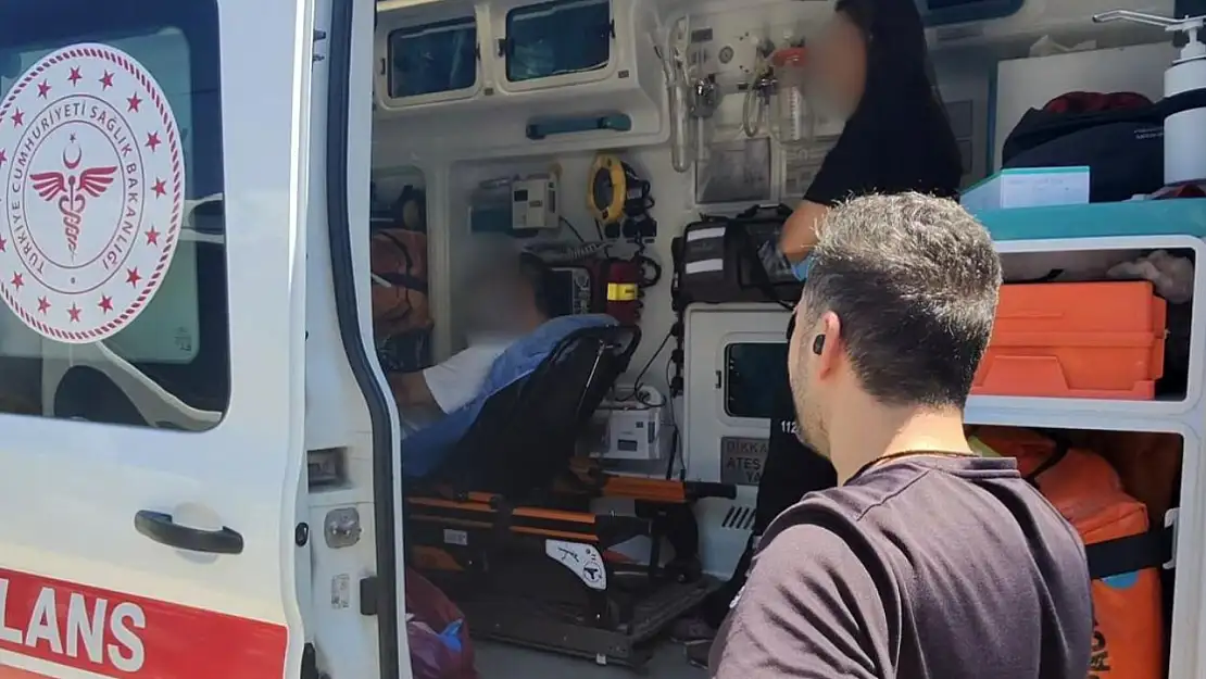 Motosiklet Sürücüsü Yola Savruldu!