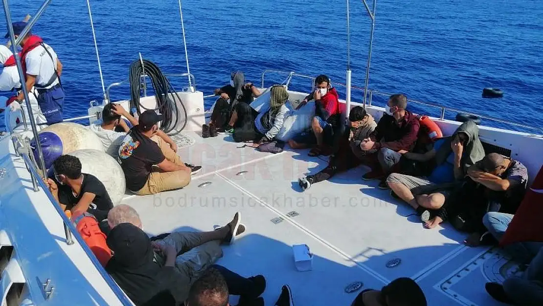 Muğla Açıklarında 18 Düzensiz Göçmen Kurtarılmıştır