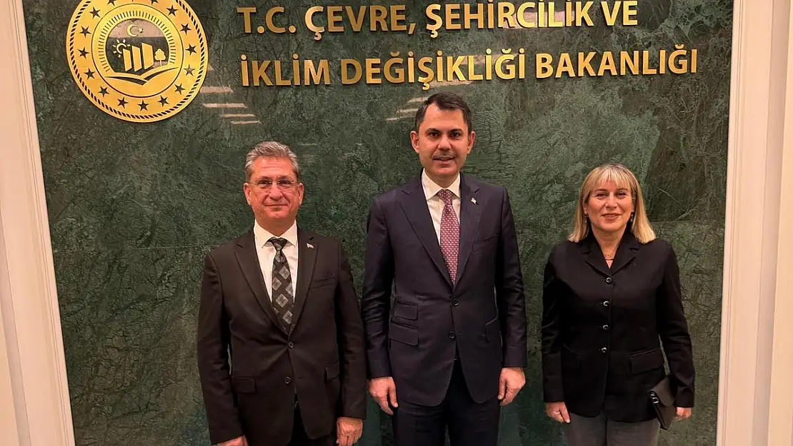 Muğla Ak Parti İl Başkanı Haluk Laçin ve Ayşegül Mungan'dan Bakan Kurum'a Ziyaret
