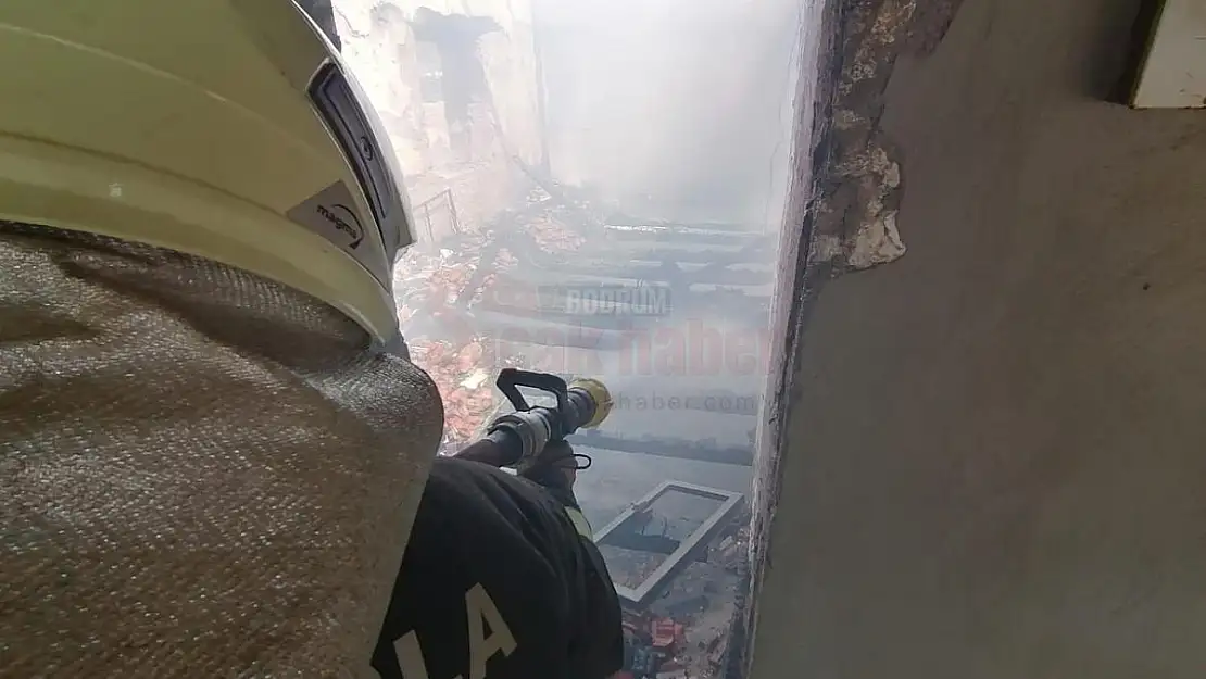 Muğla İtfaiyesi Aydın'daki yangına müdahale etti