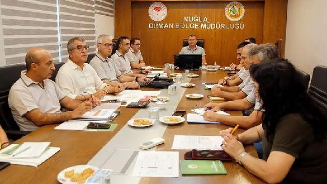 Muğla Orman Bölge Müdürlüğü'nde Değerlendirme Toplantısı Yapıldı