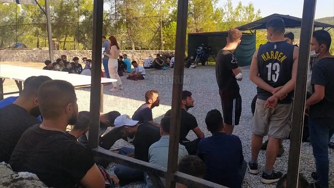 55 düzensiz göçmen yakalandı