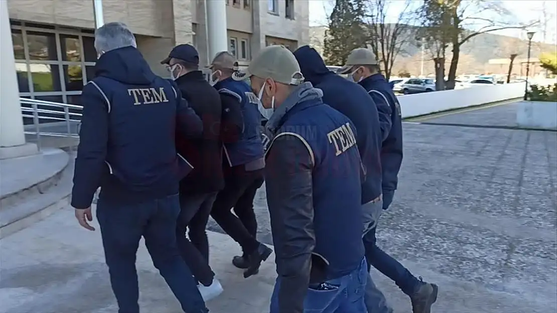 Muğla'da terör ve göçmen kaçakçılığı operasyonunda 4 zanlı tutuklandı...