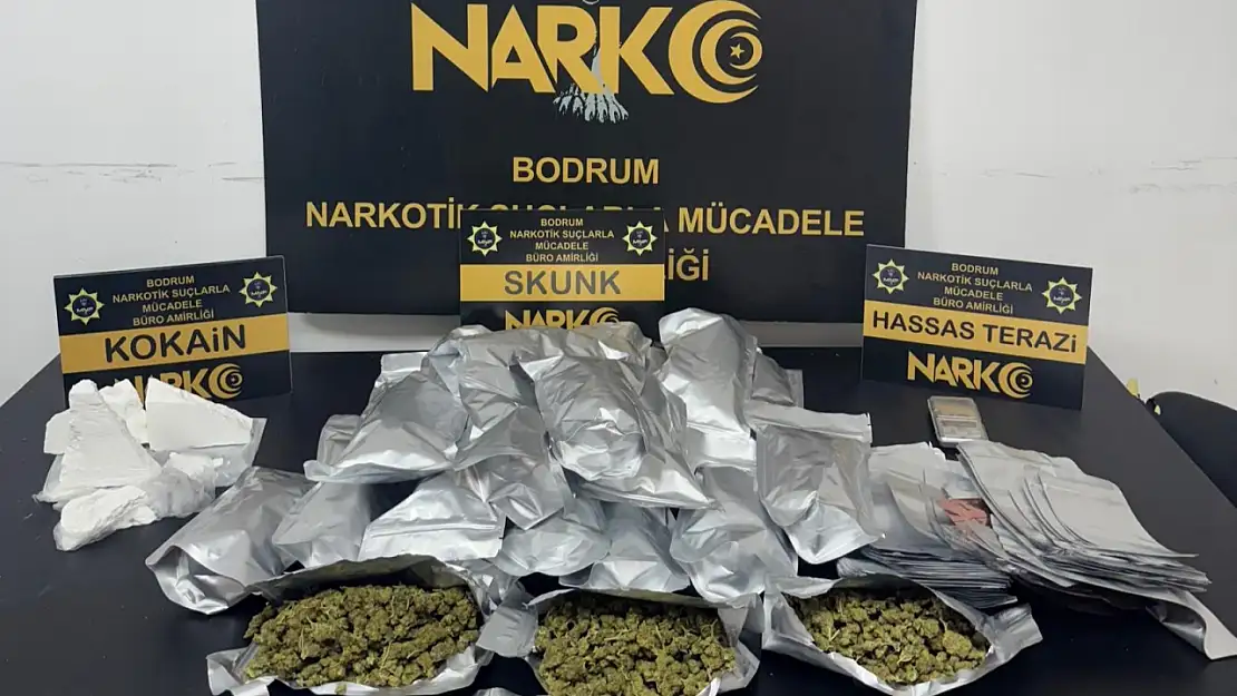Narkotik ekiplerinden Bodrum'da zehir tacirlerine darbe