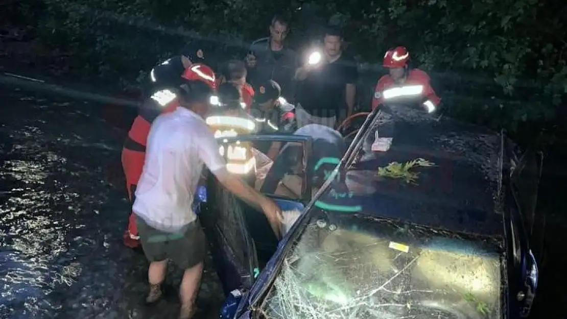 Nehire Uçan Araçtaki Şahıs Kurtarıldı
