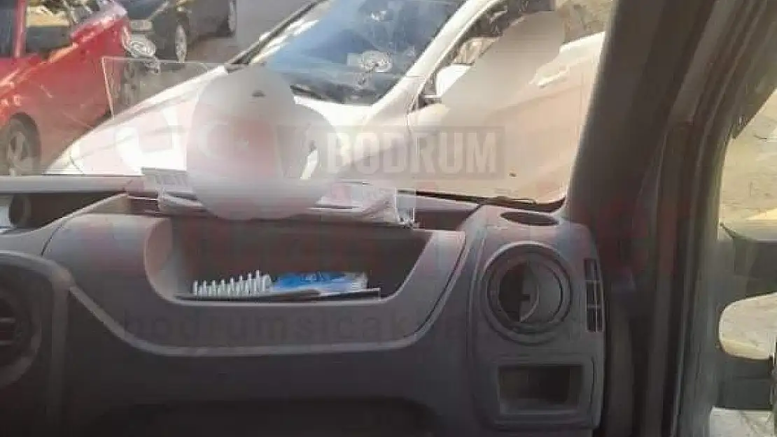 Öğrencilerin Gözü Önünde Servis Şoförüne Saldırdılar
