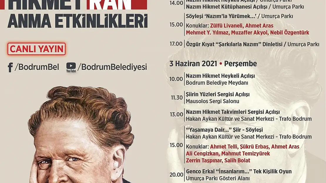 Ölüm Yıl Dönümünde Bodrum'da Anılacak