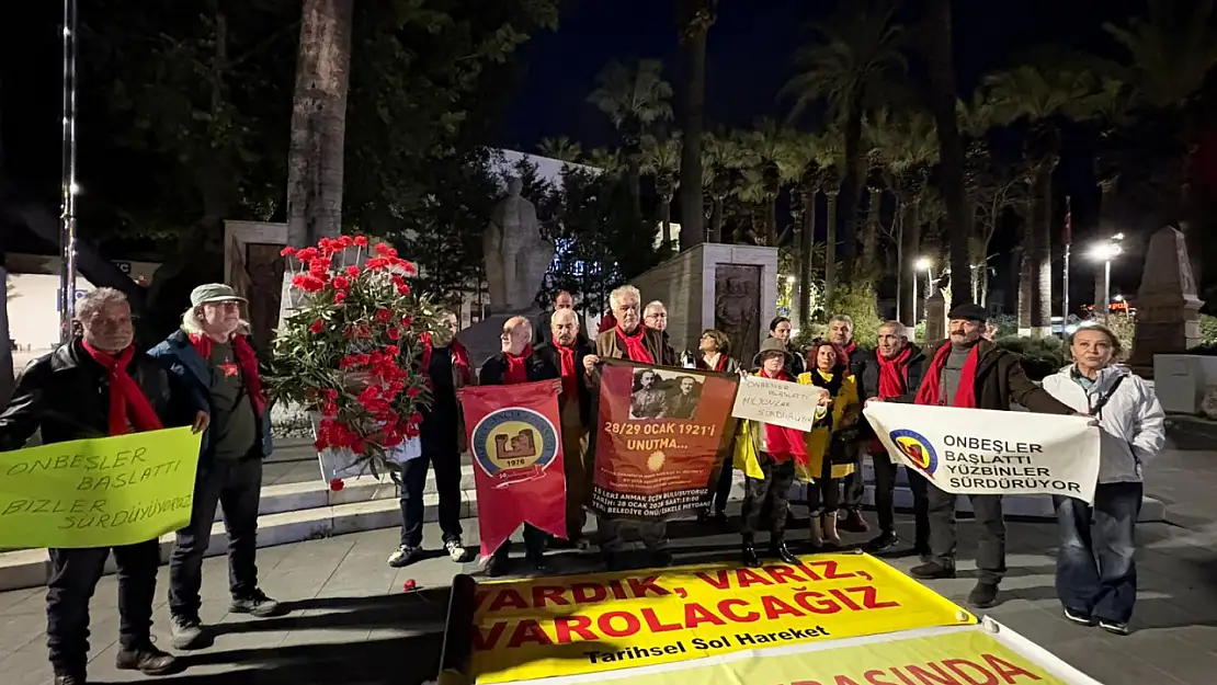 Onbeşler'in anısı karanfillerle yaşatıldı