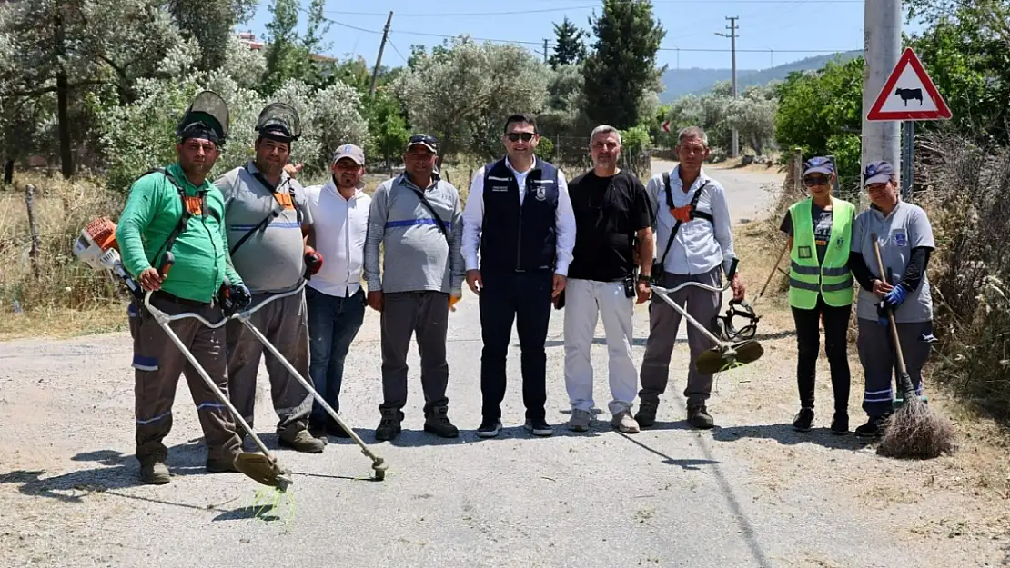 Ot temizliği ve budama çalışmaları devam ediyor