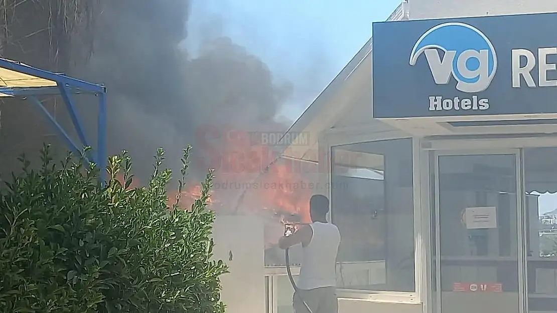Otelde Çıkan Yangında Panik ve Korku Yaşandı