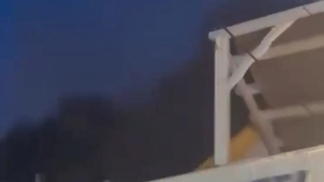 Otelde yangın paniği !