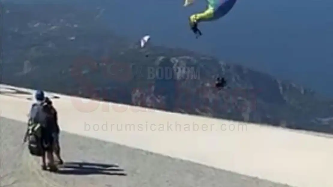 Paraşütlerin Birbirine Dolaştığı Kazada 4 Kişi Yaralandı