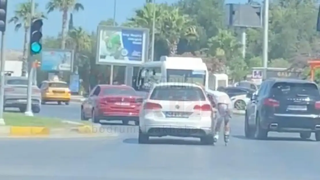 Patenli Genç Trafikte Tehlike Yarattı