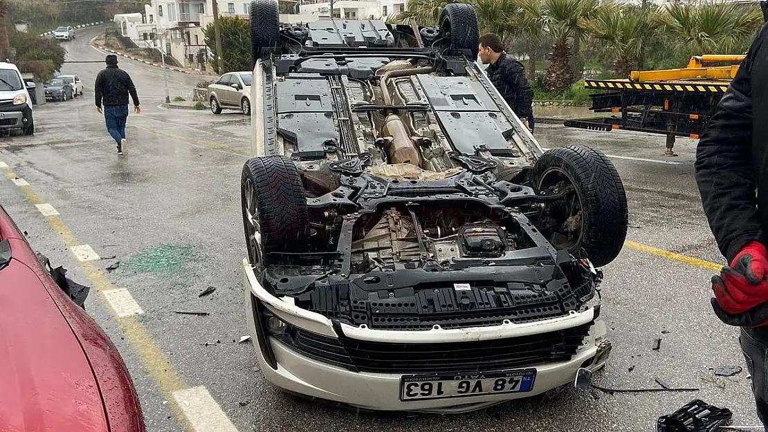 Sağanak Yağış Kazaya Sebep Oldu...