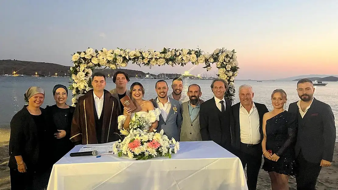 Selçuk ve Tuğba Şimşek'in Kızlarının Nikah Töreni Bodrum'da Gerçekleşti