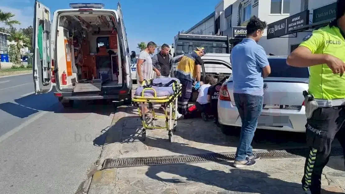 Seyir Halinde Fenalaşan Sürücü Kaza Yaptı