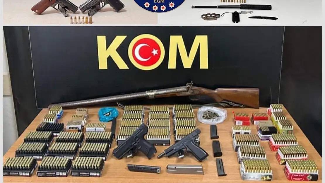 Silah ve uyuşturucu operasyonu ! 12 gözaltı
