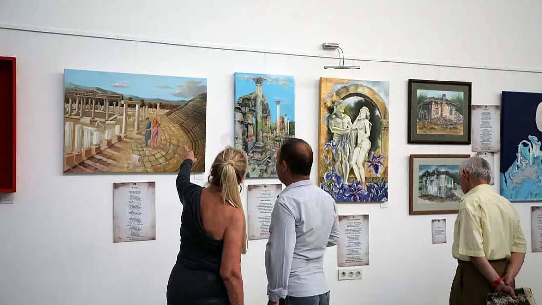 Stratonikeia Resim ve Şiir Sergisi Açıldı