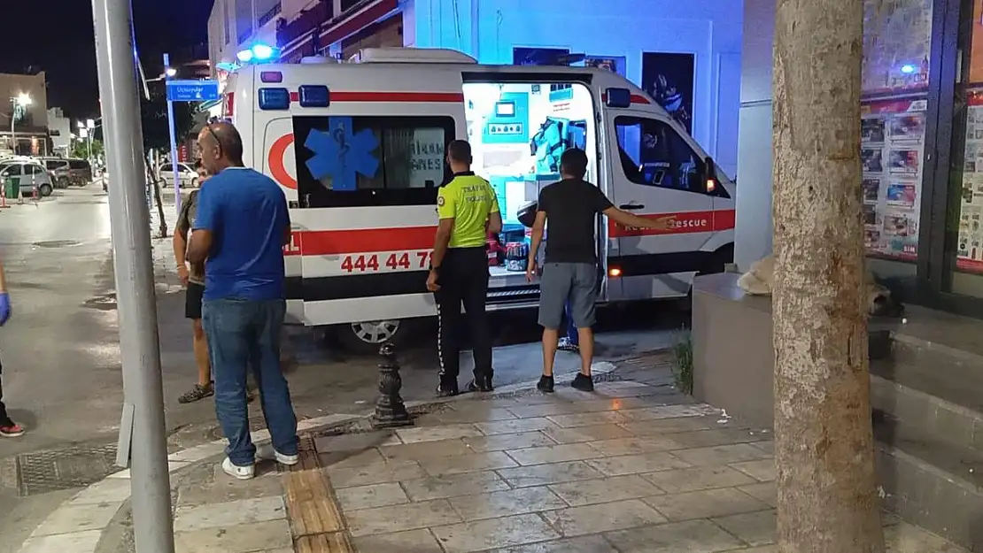 Sürüklenen Motosiklette 2 Kişi Yaralandı
