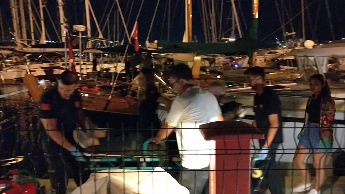 Teknede fenalaşan turist hastaneye kaldırıldı !