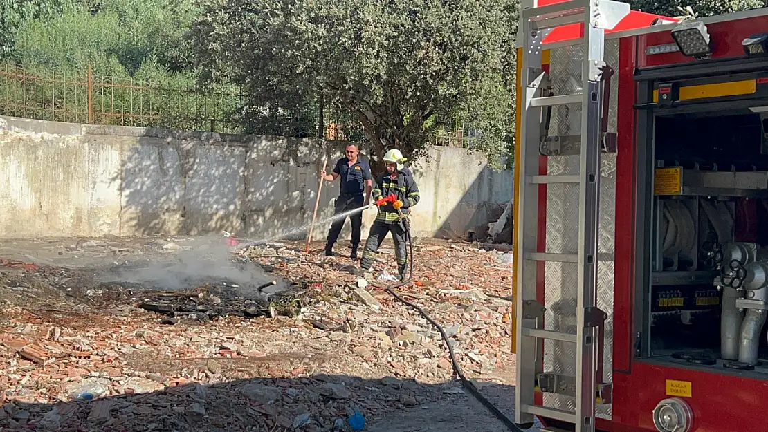 Temizlik ateşi paniğe neden oldu !