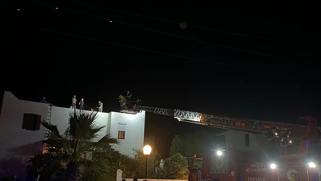 Terasta rahatsızlanan vatandaşa ekiplerden kurtarma operasyonu !