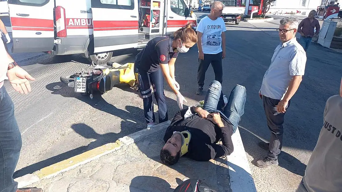 Tesadüfen Yoldan Geçen Ambulans Yaralıyı Hastaneye Yetiştirdi