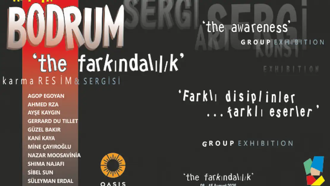 'The farkındalık' resim sergisi Oasis sanat galerisinde